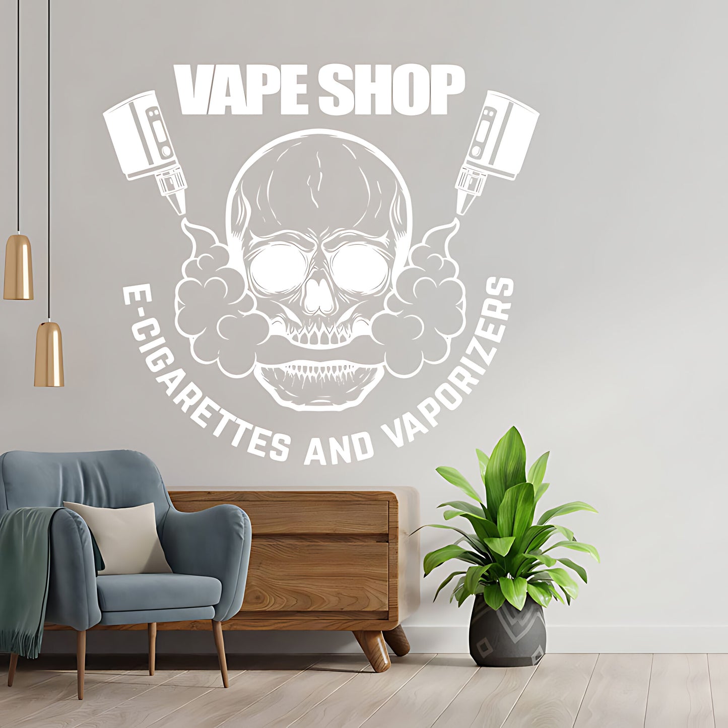 Decorative Vaping Quote Wall Sticker for Vape Shops