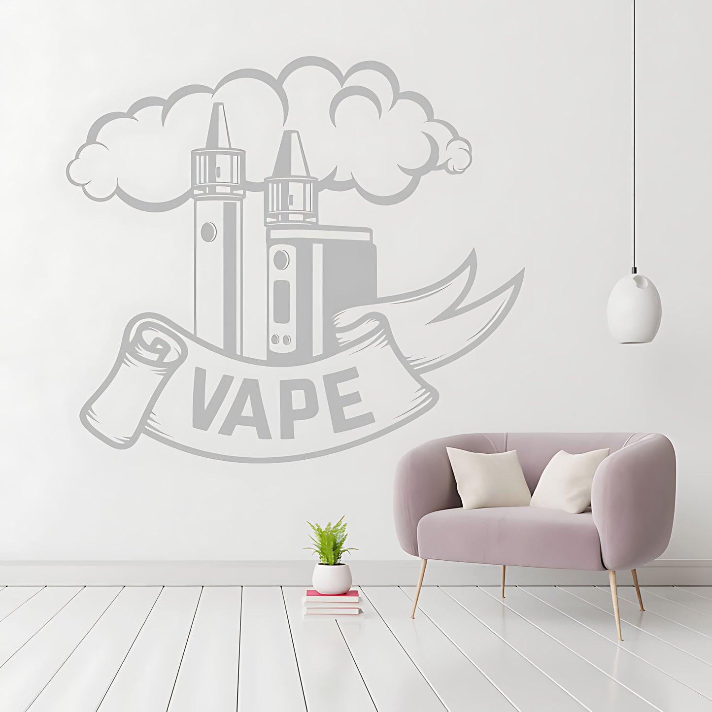 Custom Vaping Quote Wall Sticker