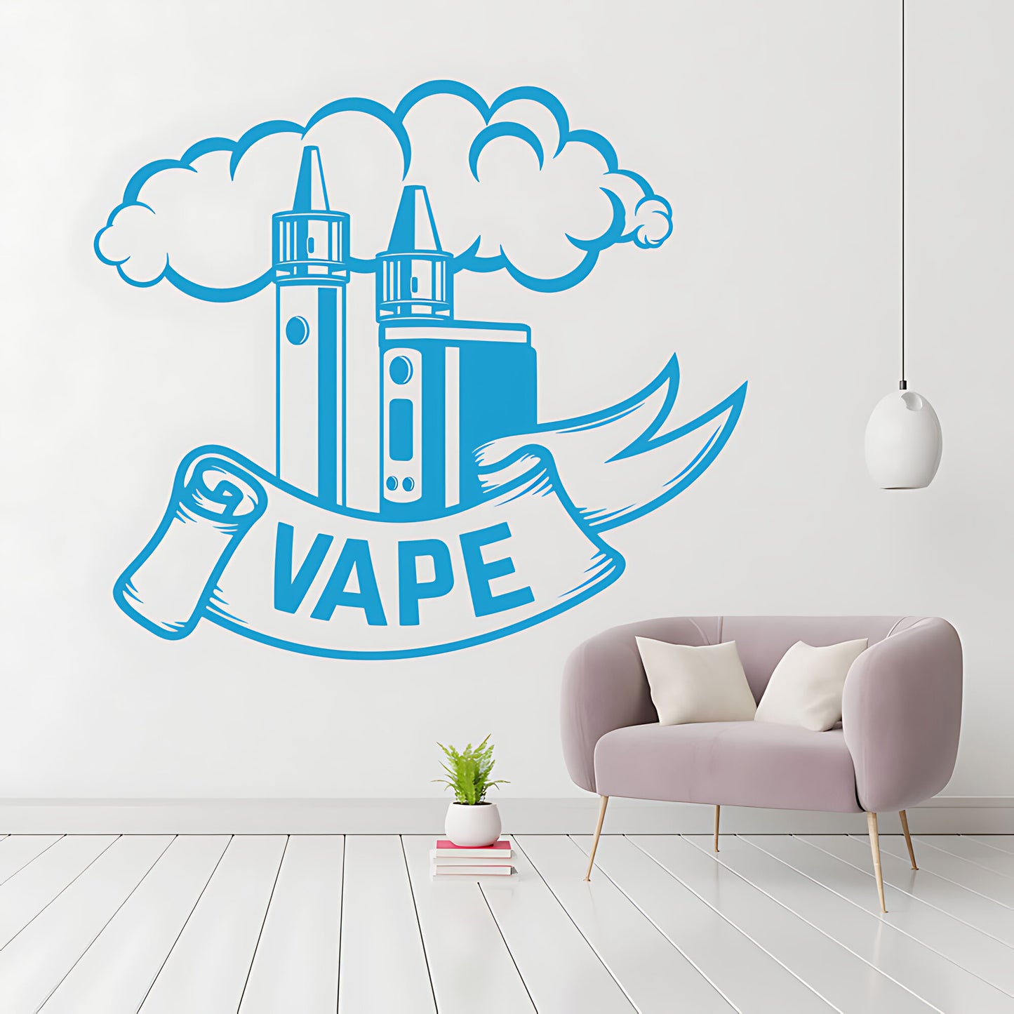 Custom Vaping Quote Wall Sticker
