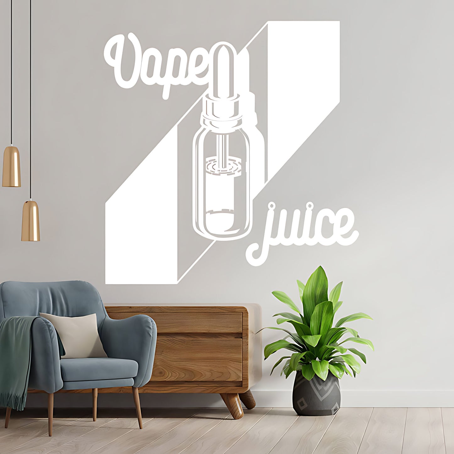 Eye-Catching Vaping Quote Wall Sticker for Vape Stores