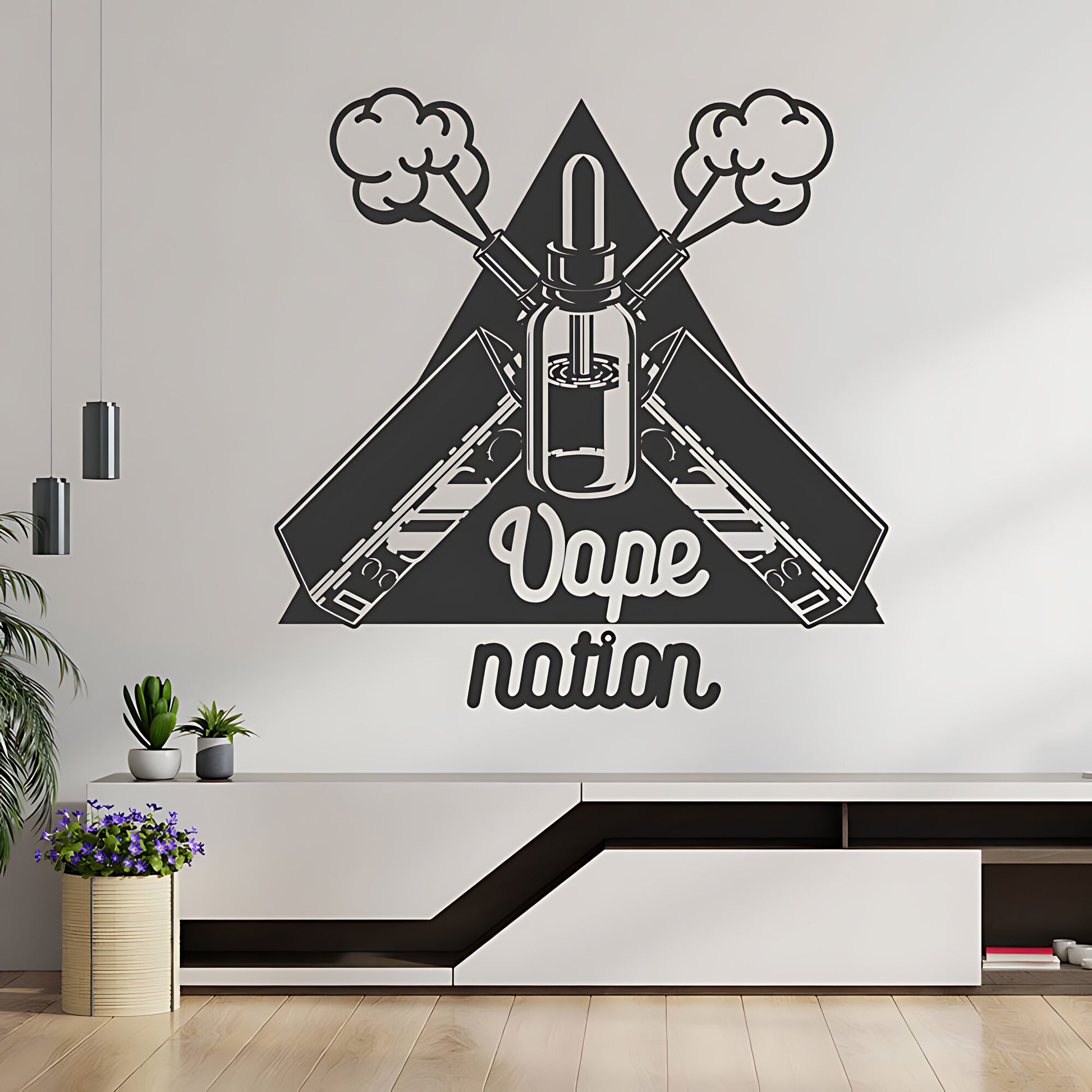 Classic Vaping Quote Wall Sticker for Vape Shops