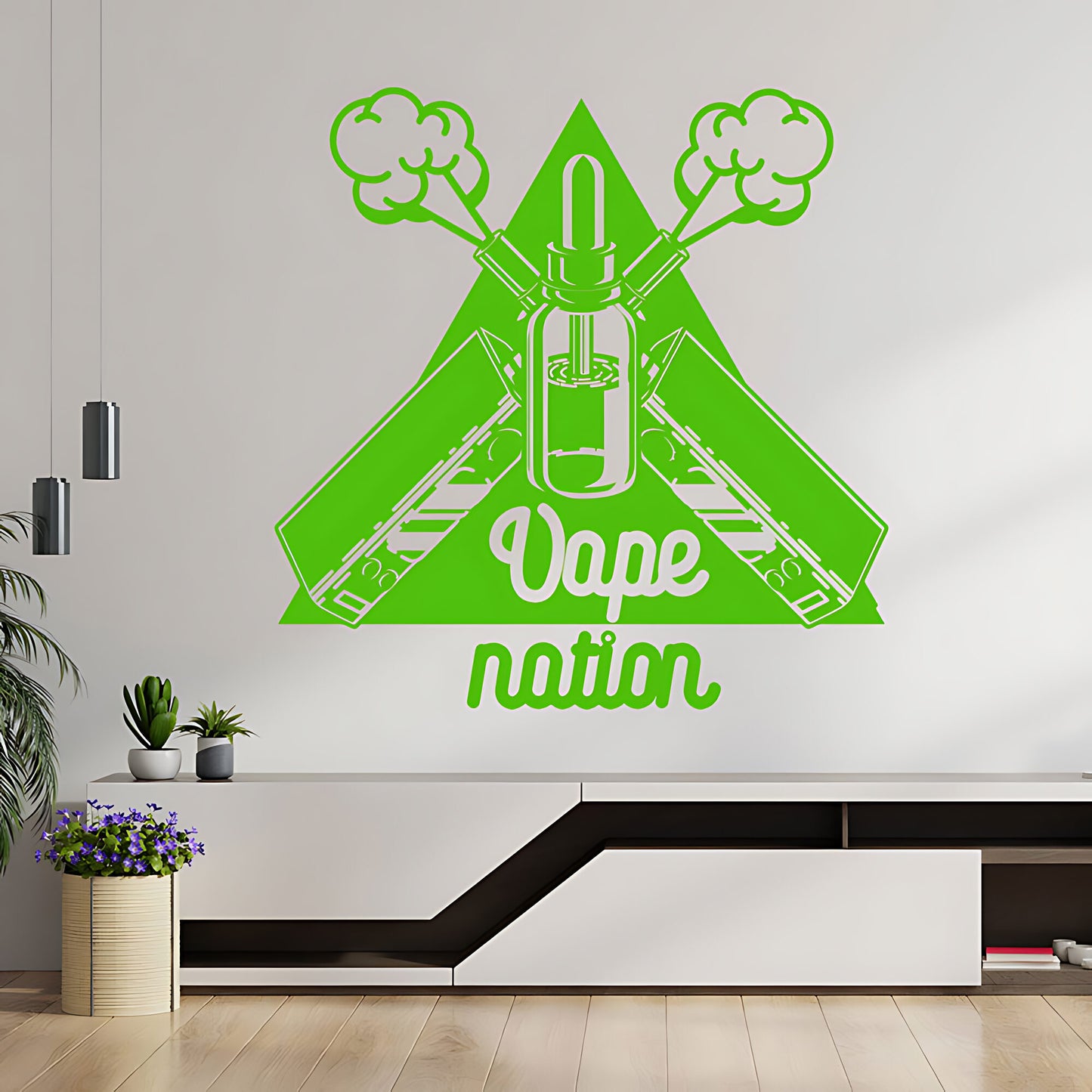 Classic Vaping Quote Wall Sticker for Vape Shops