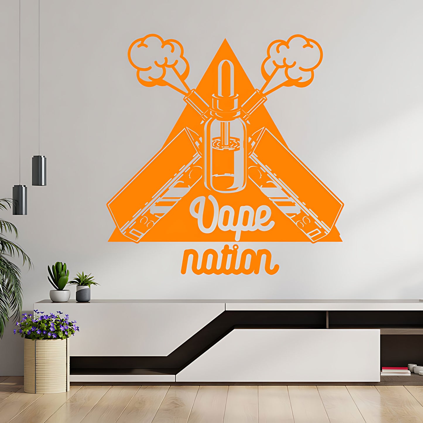 Classic Vaping Quote Wall Sticker for Vape Shops