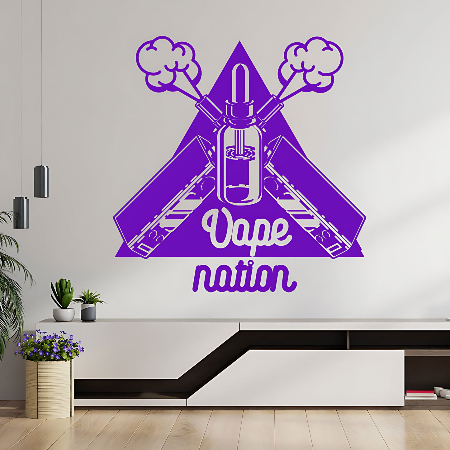 Classic Vaping Quote Wall Sticker for Vape Shops