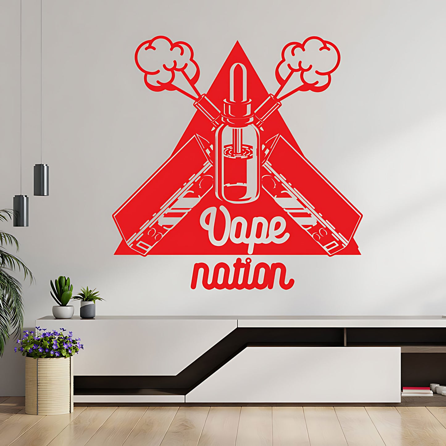 Classic Vaping Quote Wall Sticker for Vape Shops