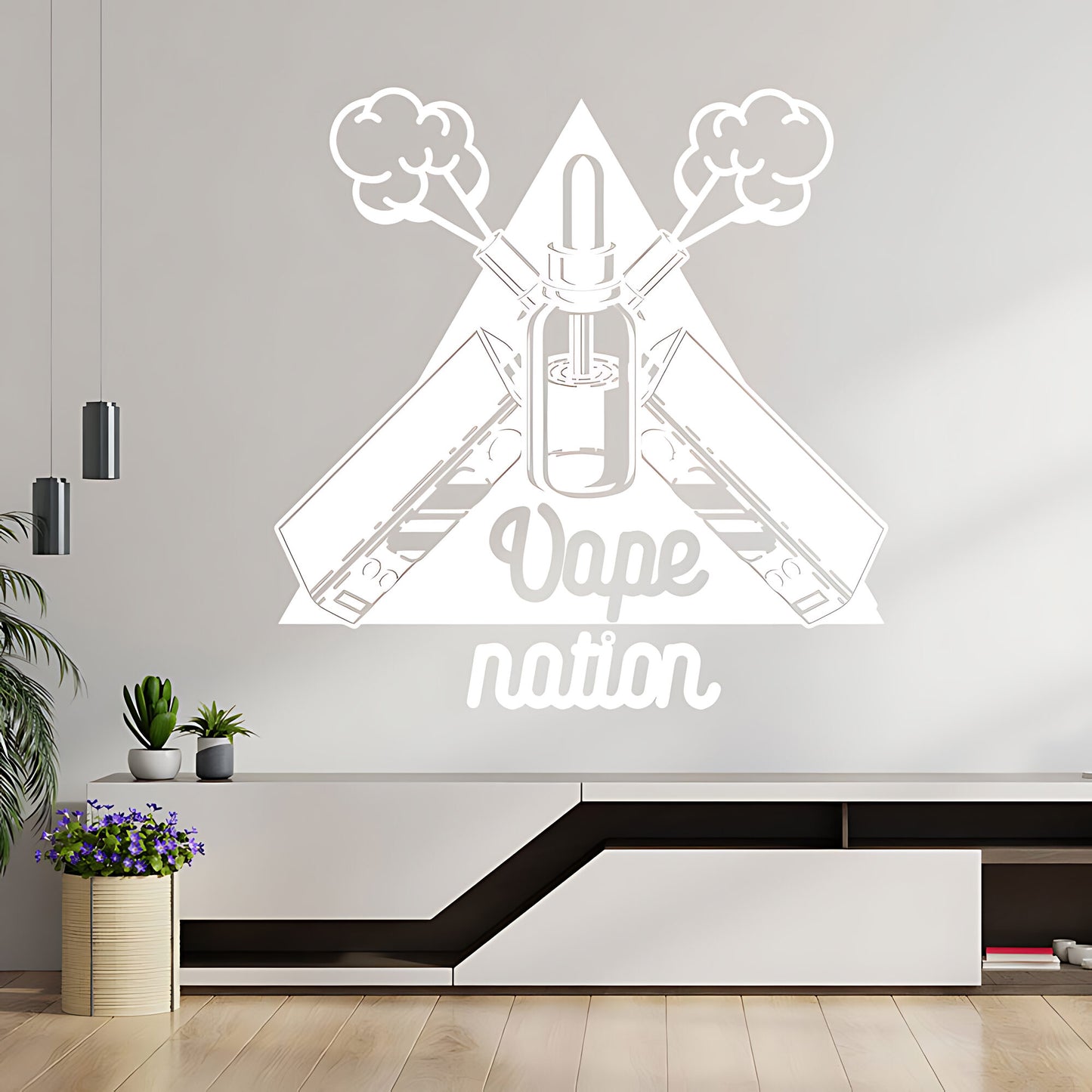 Classic Vaping Quote Wall Sticker for Vape Shops