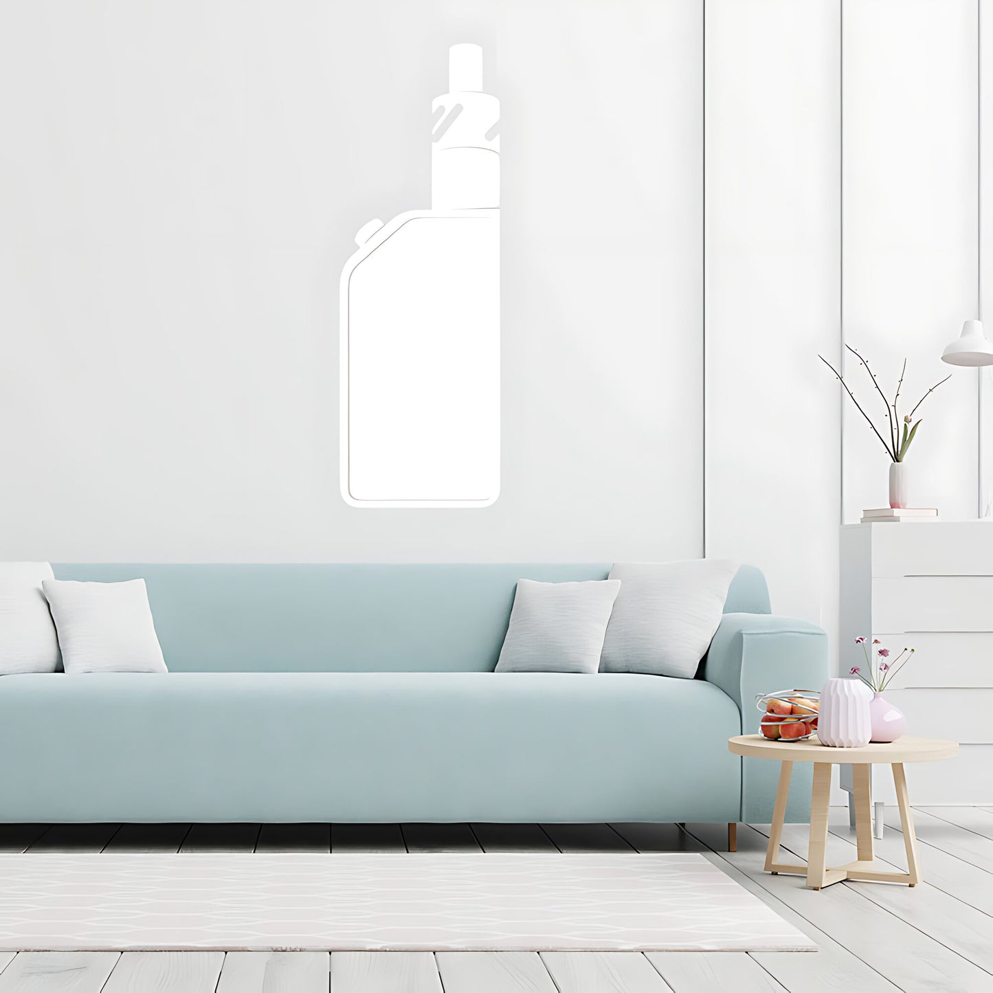 Modern Vape Shop Wall Sticker with Vaping Quote