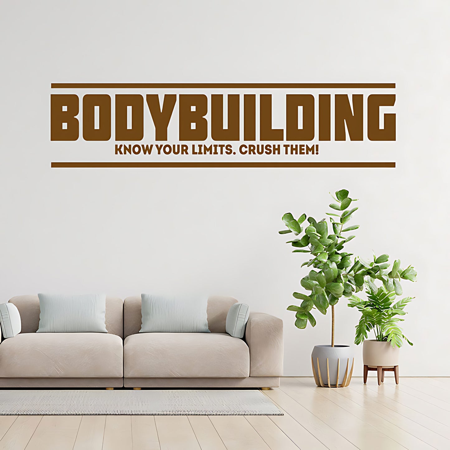 Fitness Gym Exercise Vinyl Wall Art Sticker Room Decor