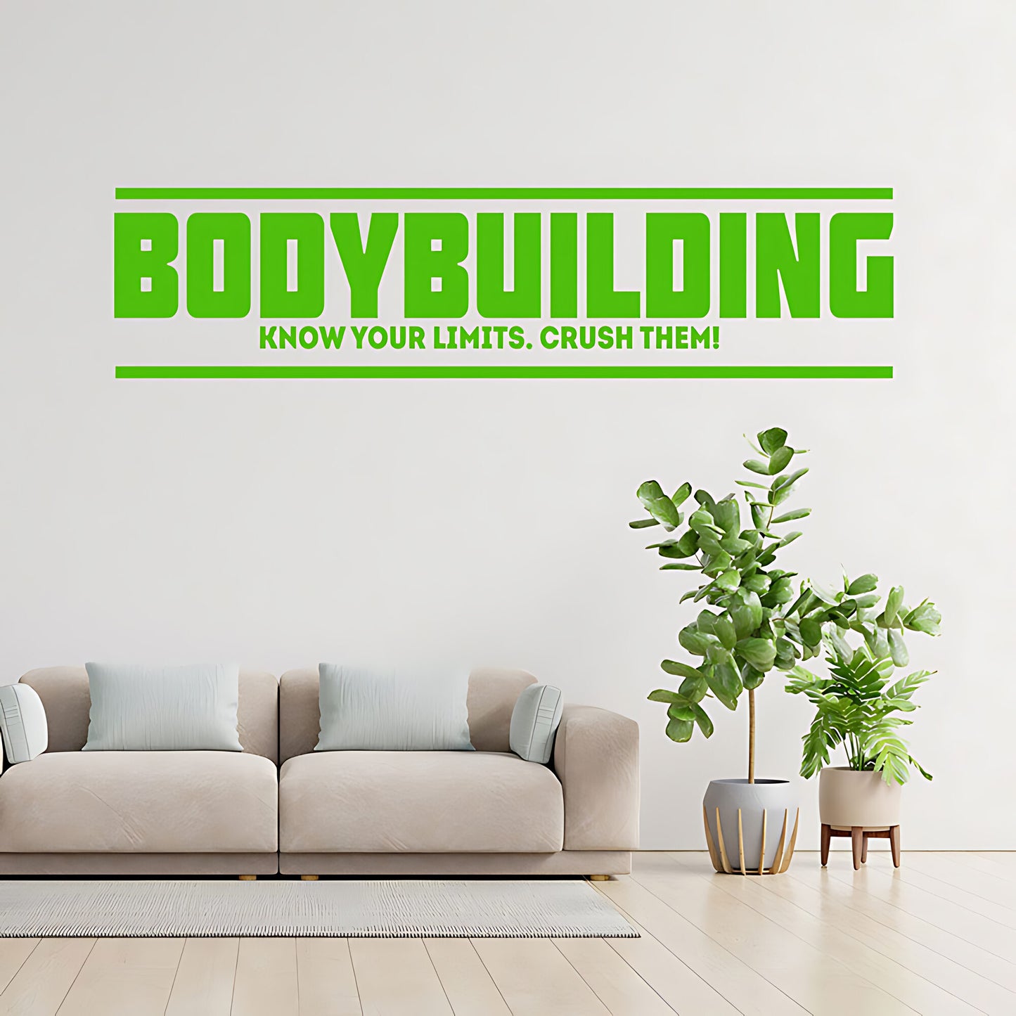 Fitness Gym Exercise Vinyl Wall Art Sticker Room Decor