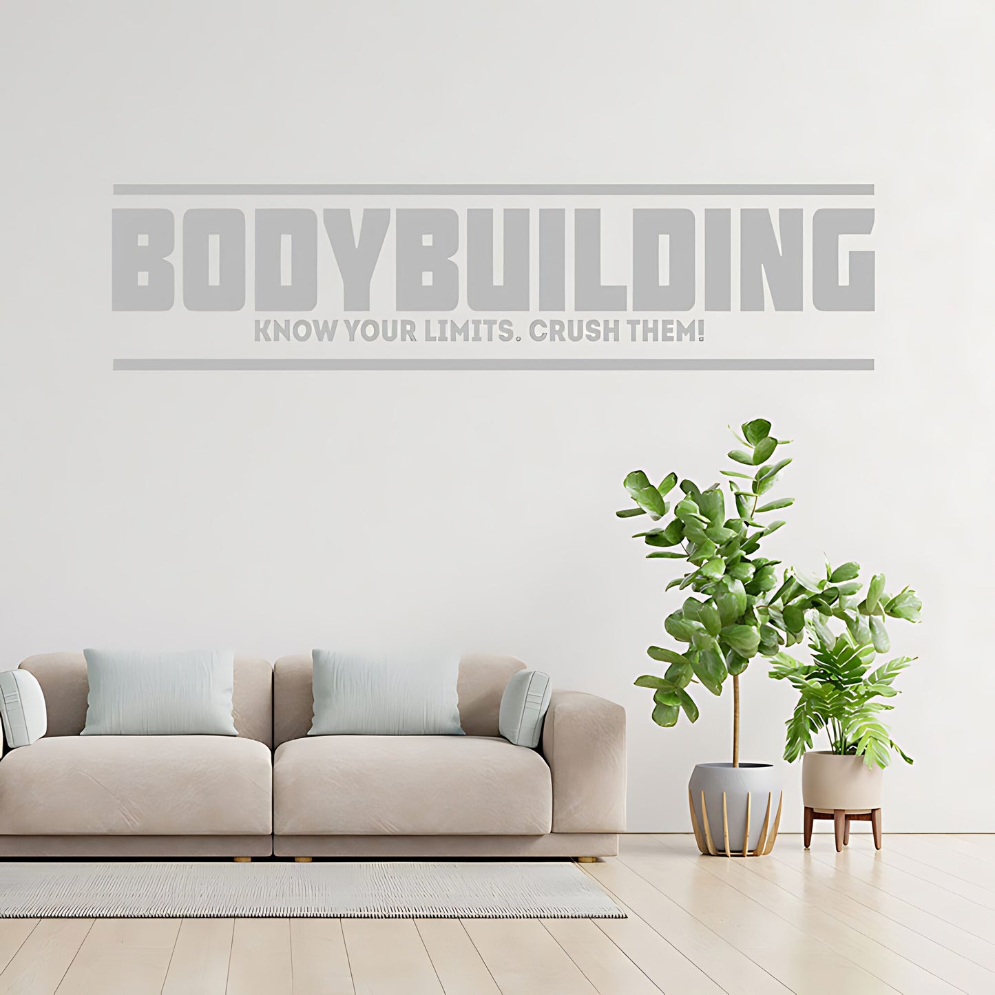 Fitness Gym Exercise Vinyl Wall Art Sticker Room Decor