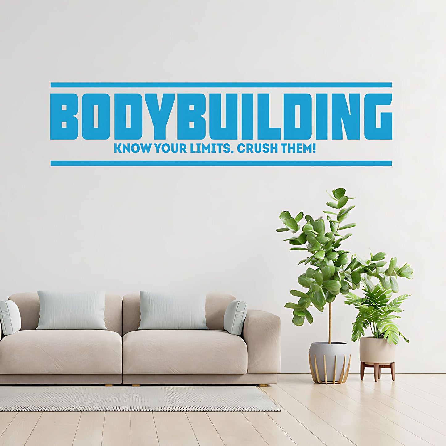 Fitness Gym Exercise Vinyl Wall Art Sticker Room Decor