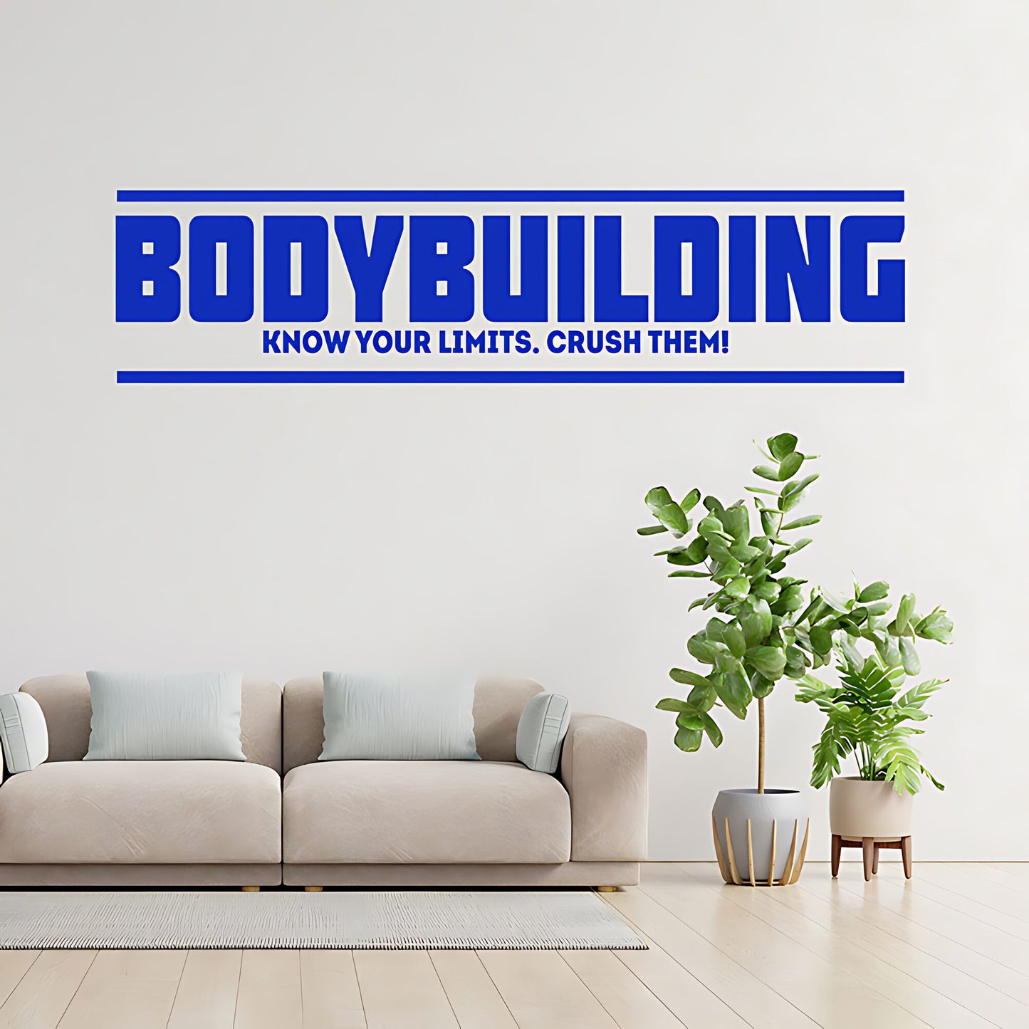 Fitness Gym Exercise Vinyl Wall Art Sticker Room Decor
