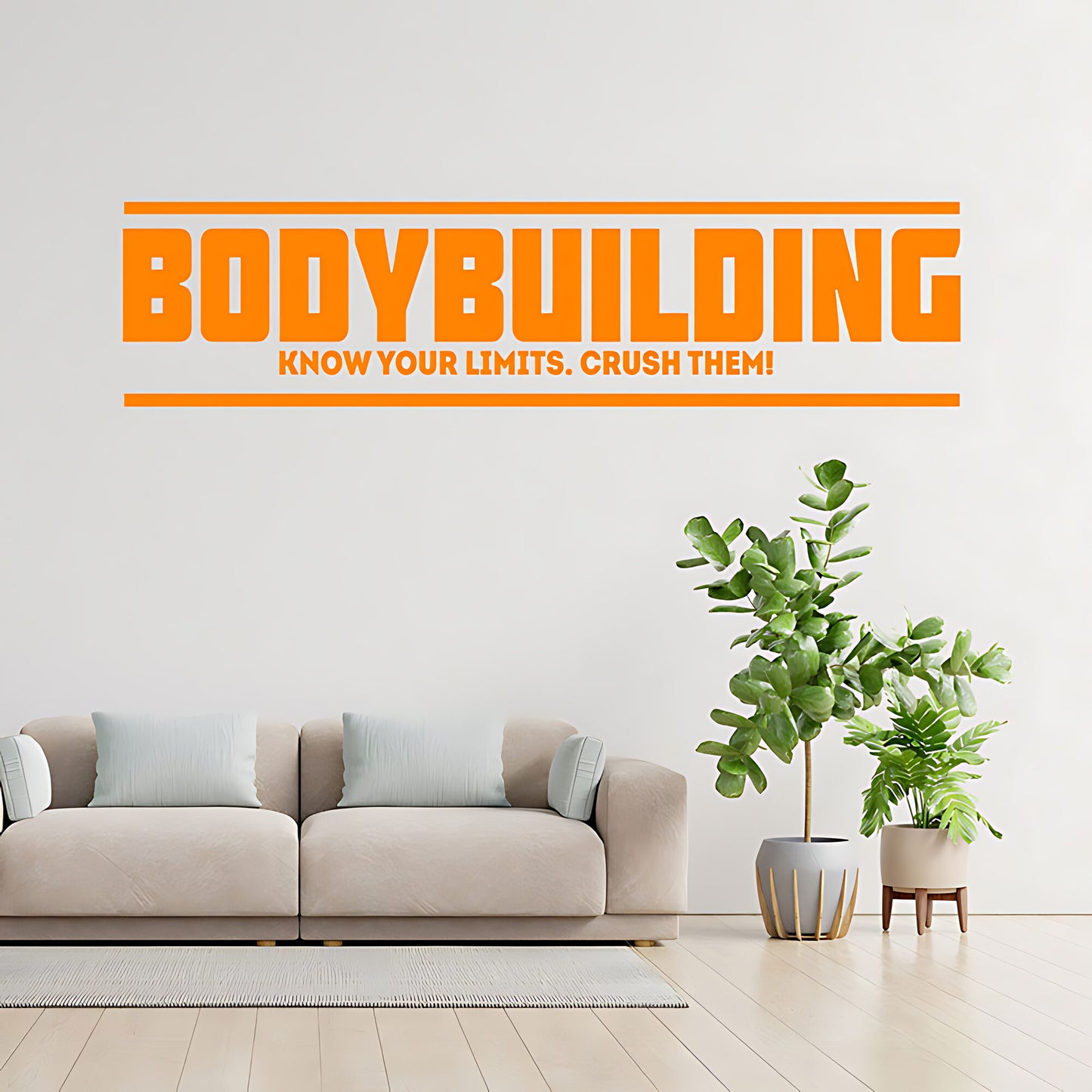 Fitness Gym Exercise Vinyl Wall Art Sticker Room Decor