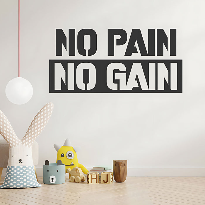Push Yourself Gym Exercise Motivational Wall Sticker Vinyl Decal