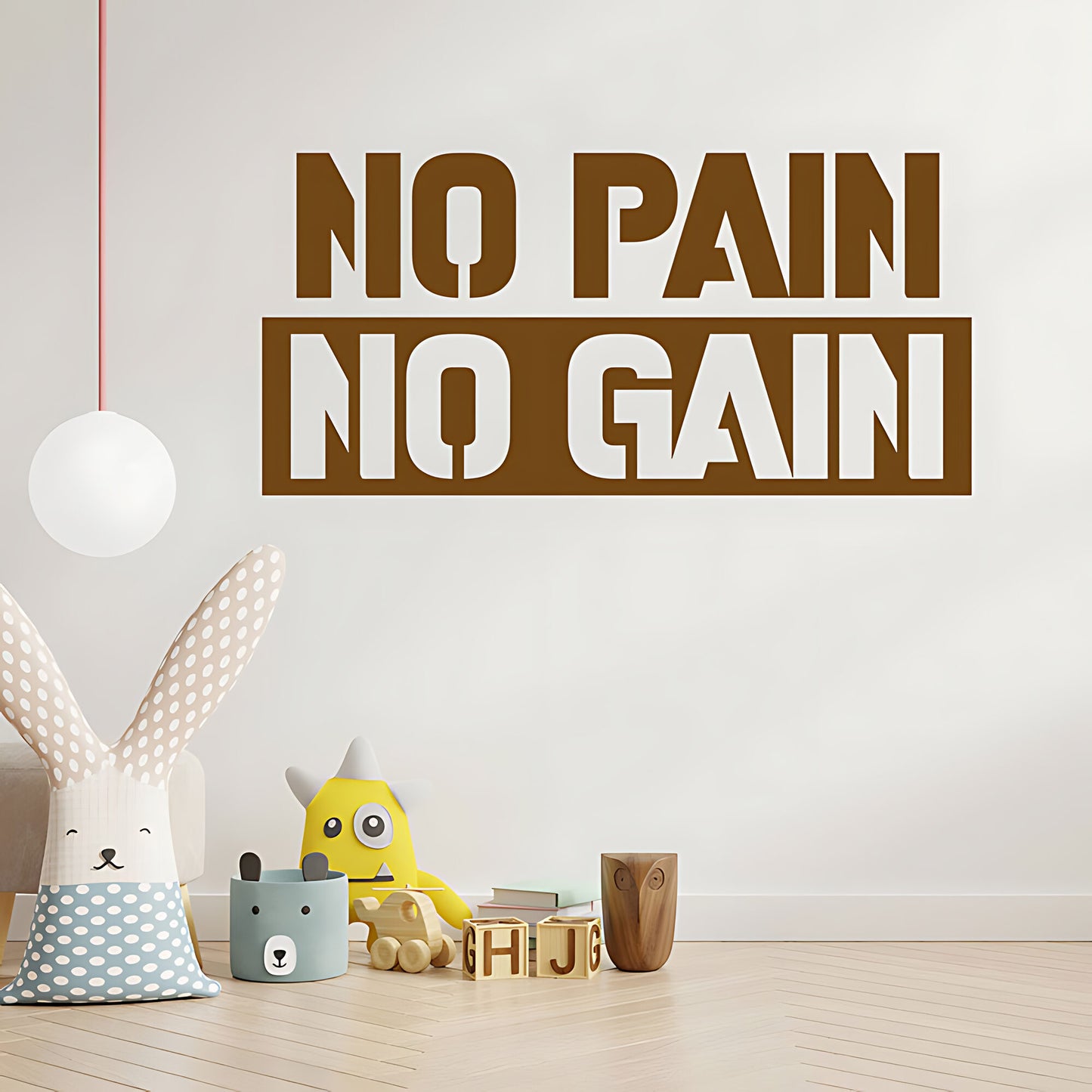 Push Yourself Gym Exercise Motivational Wall Sticker Vinyl Decal