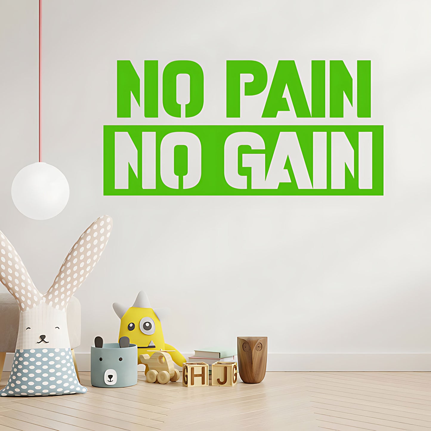 Push Yourself Gym Exercise Motivational Wall Sticker Vinyl Decal