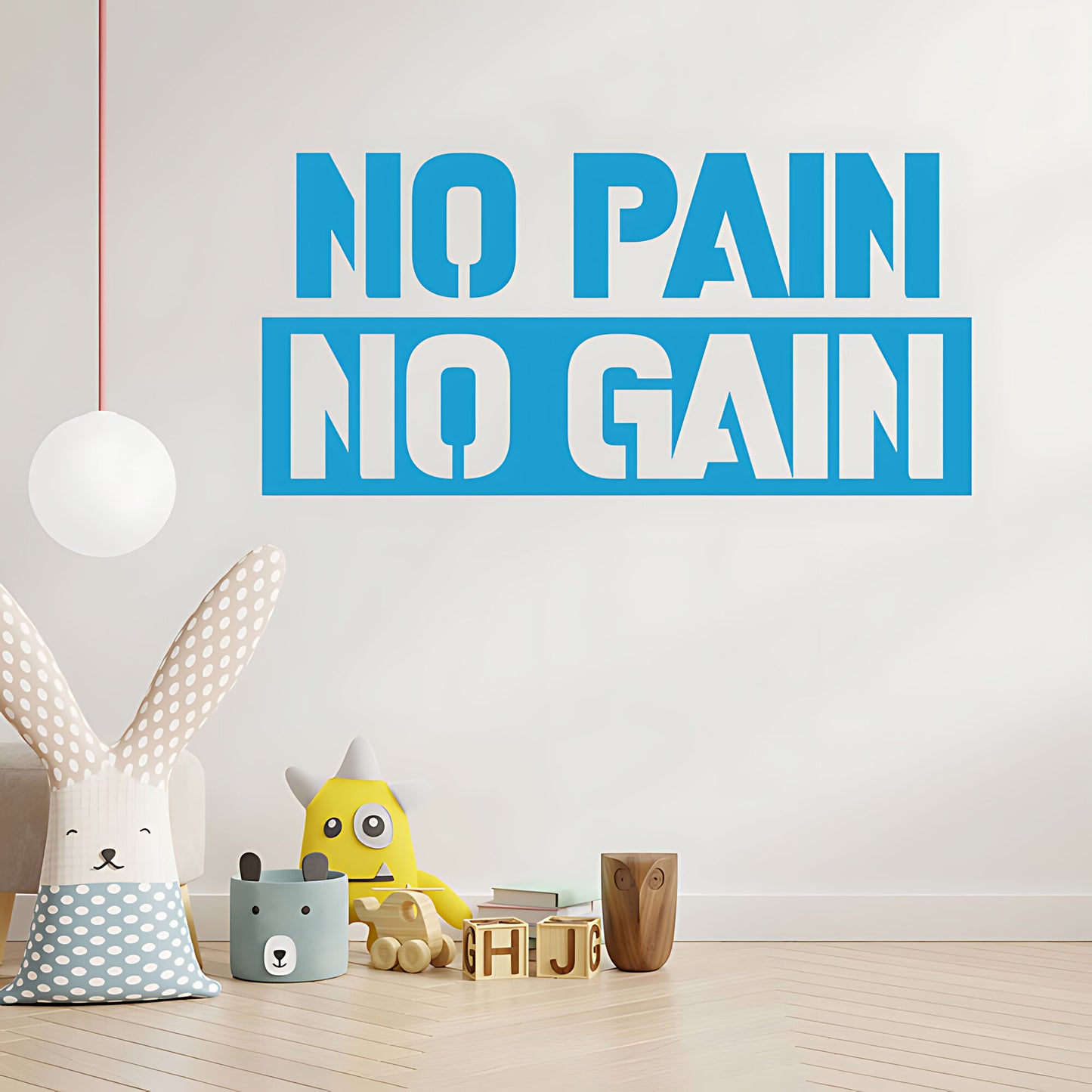 Push Yourself Gym Exercise Motivational Wall Sticker Vinyl Decal