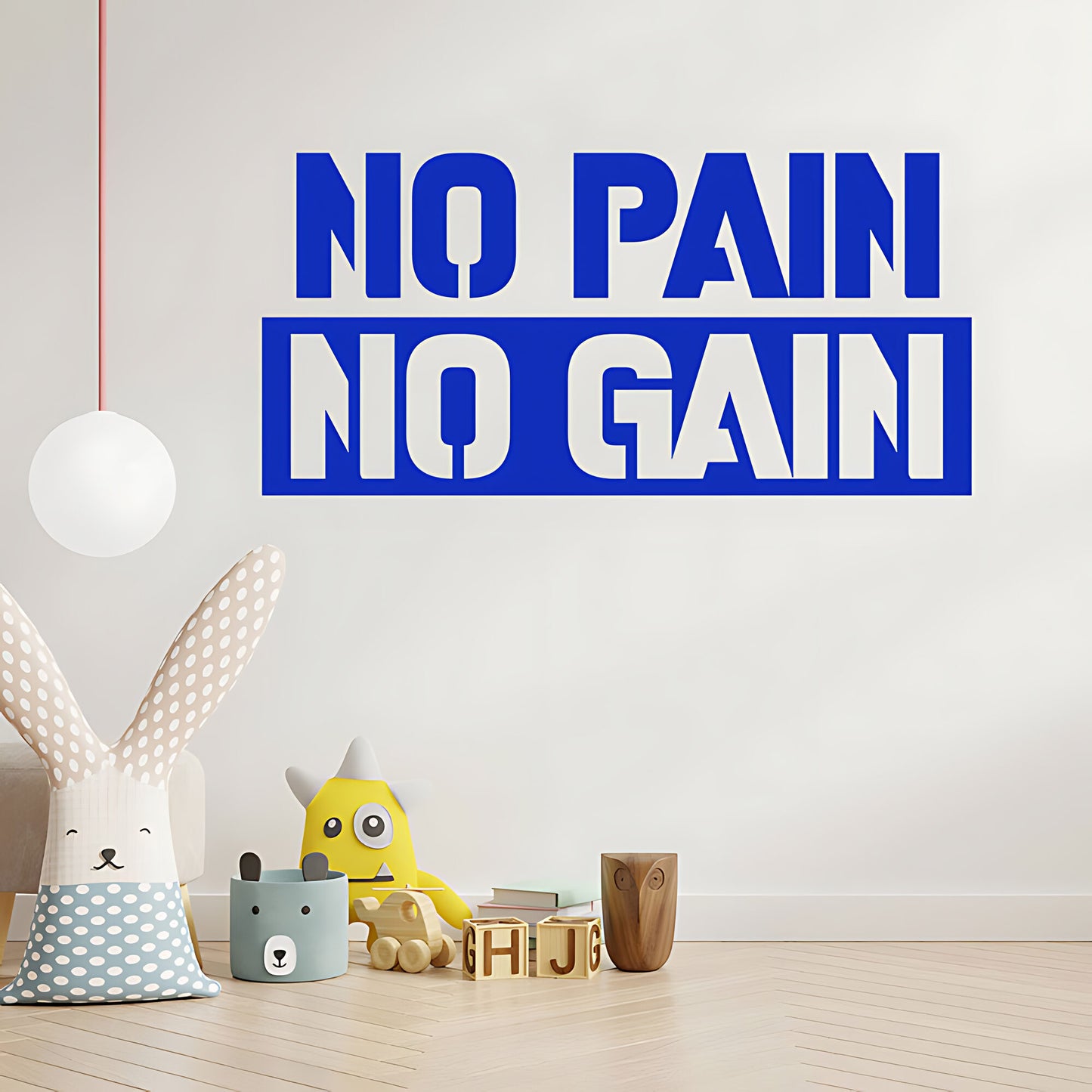 Push Yourself Gym Exercise Motivational Wall Sticker Vinyl Decal