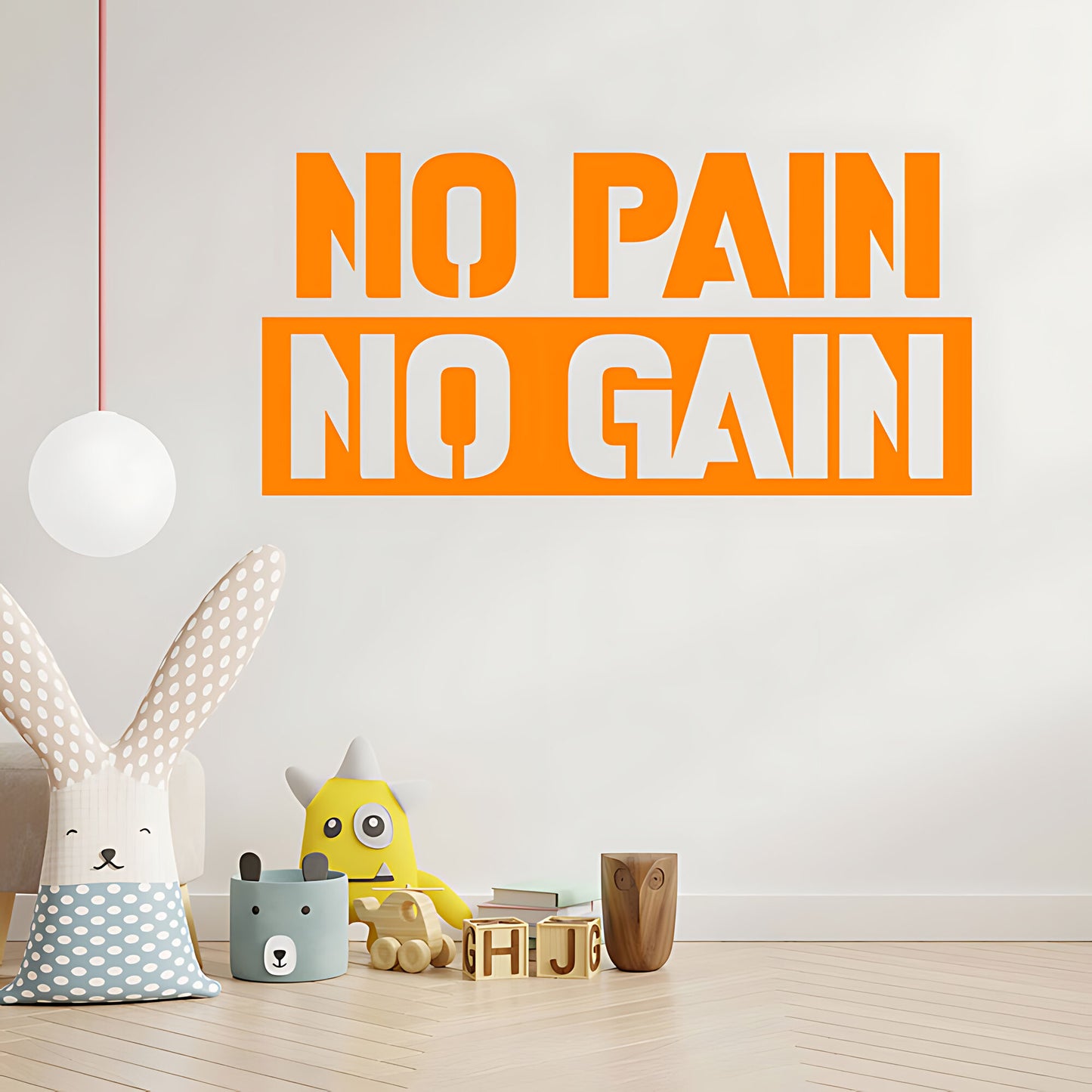 Push Yourself Gym Exercise Motivational Wall Sticker Vinyl Decal