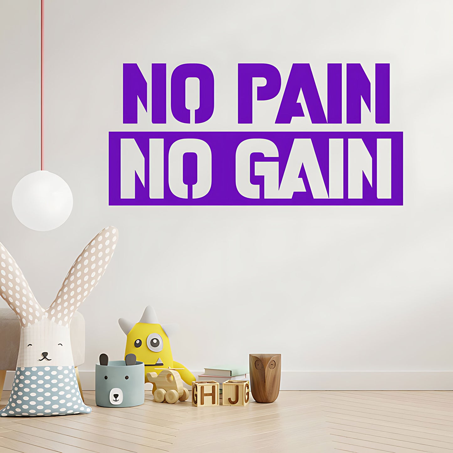 Push Yourself Gym Exercise Motivational Wall Sticker Vinyl Decal