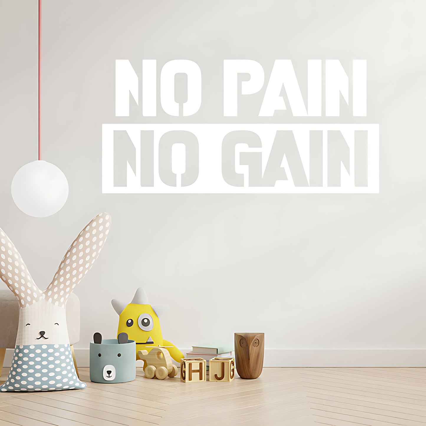 Push Yourself Gym Exercise Motivational Wall Sticker Vinyl Decal