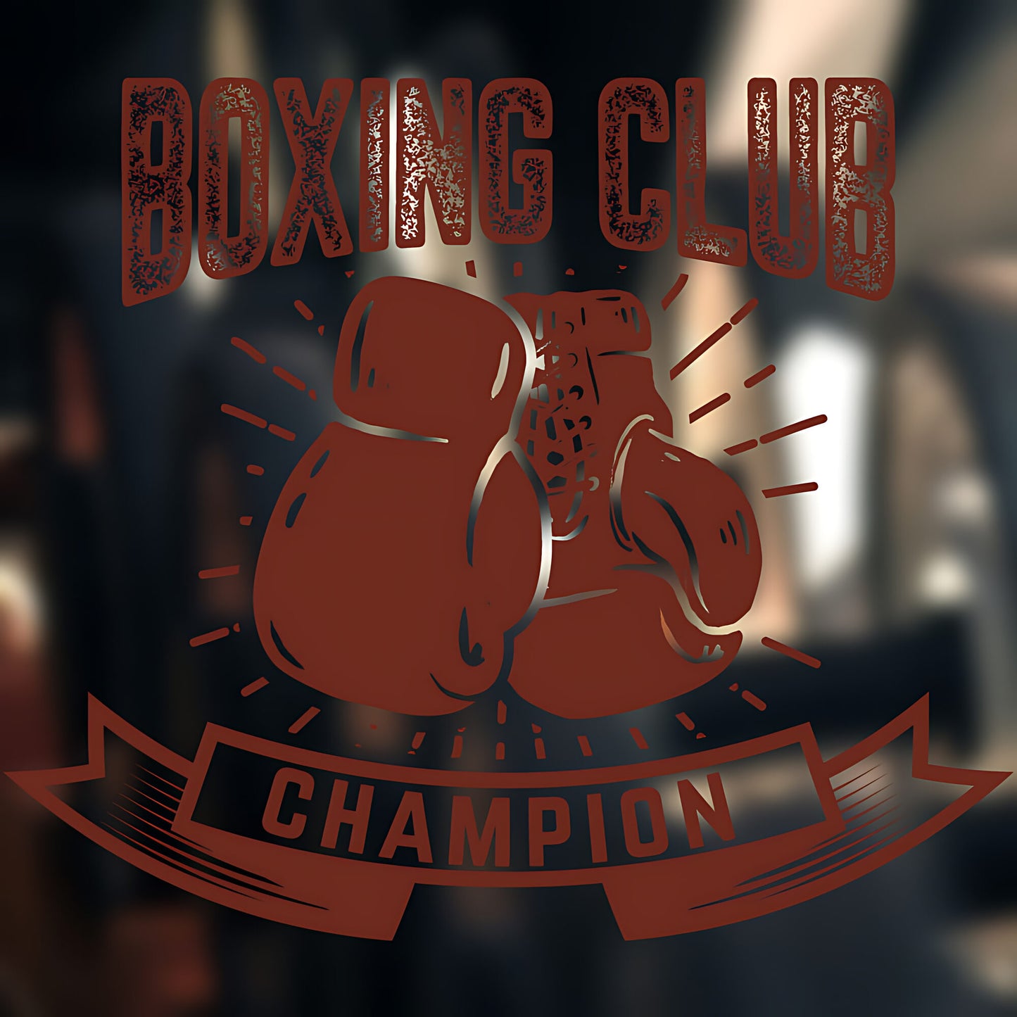 Boxing Skills Wall Sticker Gym Fitness Club Decal Art