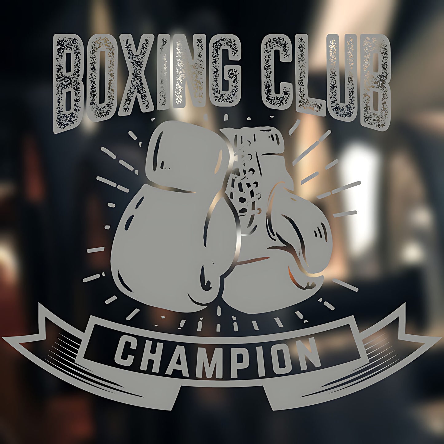Boxing Skills Wall Sticker Gym Fitness Club Decal Art