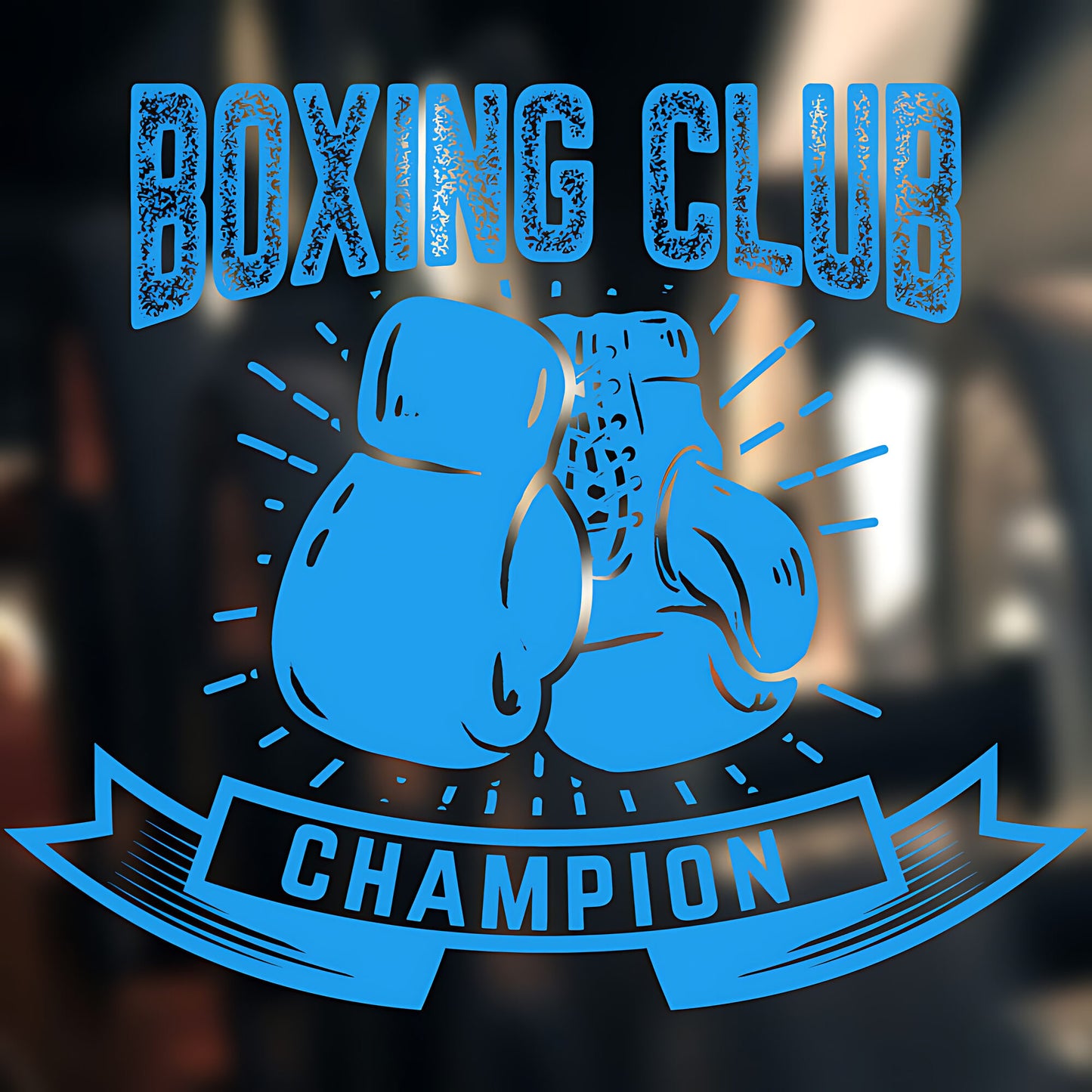 Boxing Skills Wall Sticker Gym Fitness Club Decal Art