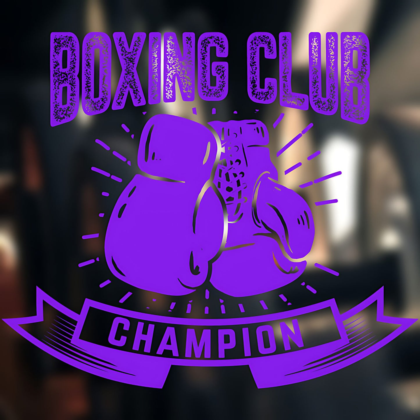Boxing Skills Wall Sticker Gym Fitness Club Decal Art