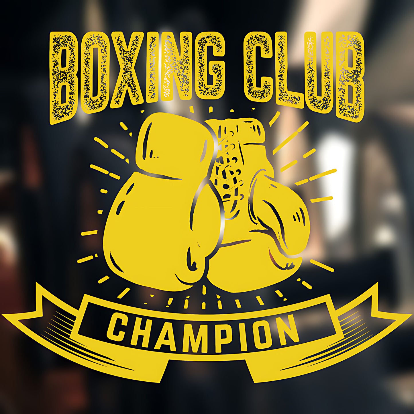 Boxing Skills Wall Sticker Gym Fitness Club Decal Art