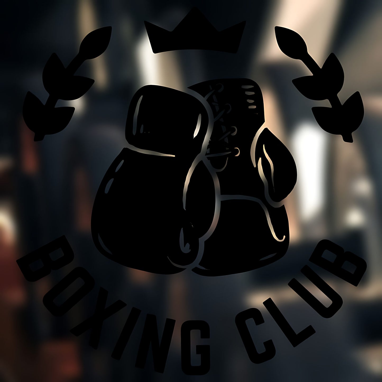 Boxing Motivation Quote Wall Sticker Gym Fitness Sports Art