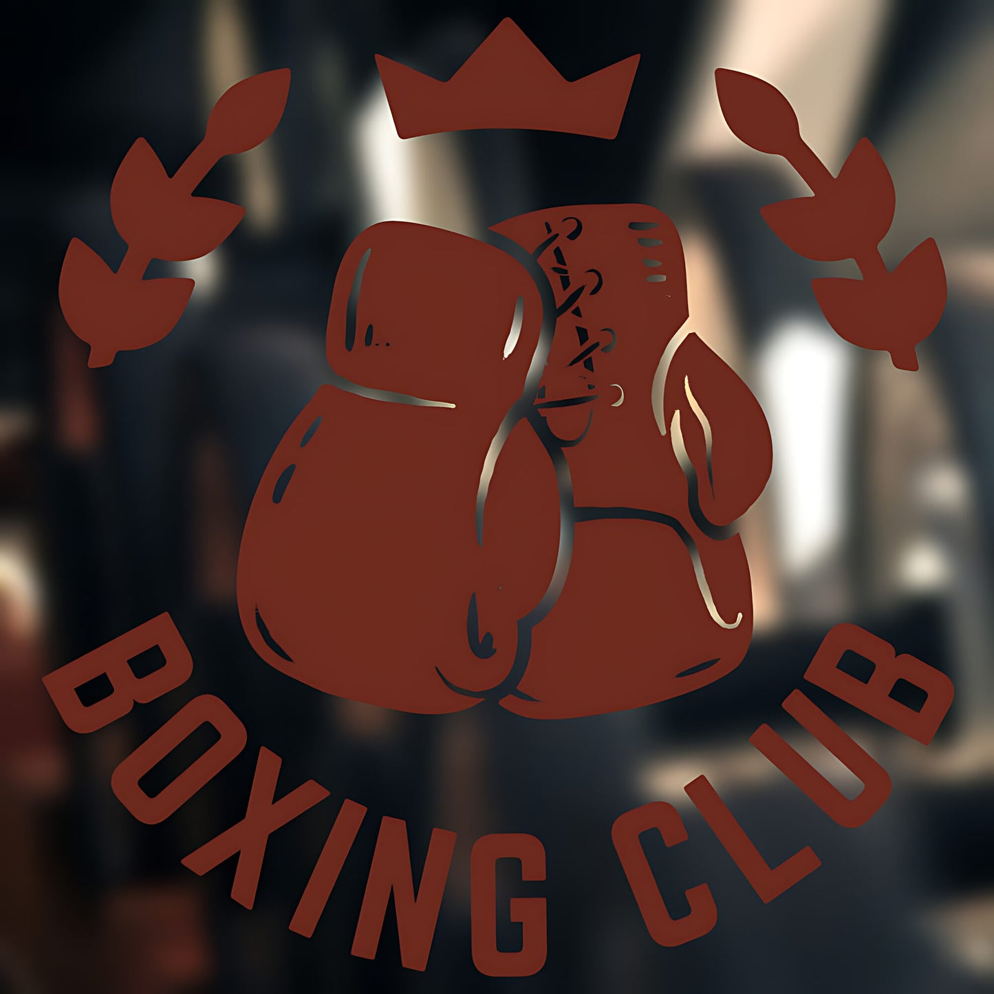 Boxing Motivation Quote Wall Sticker Gym Fitness Sports Art