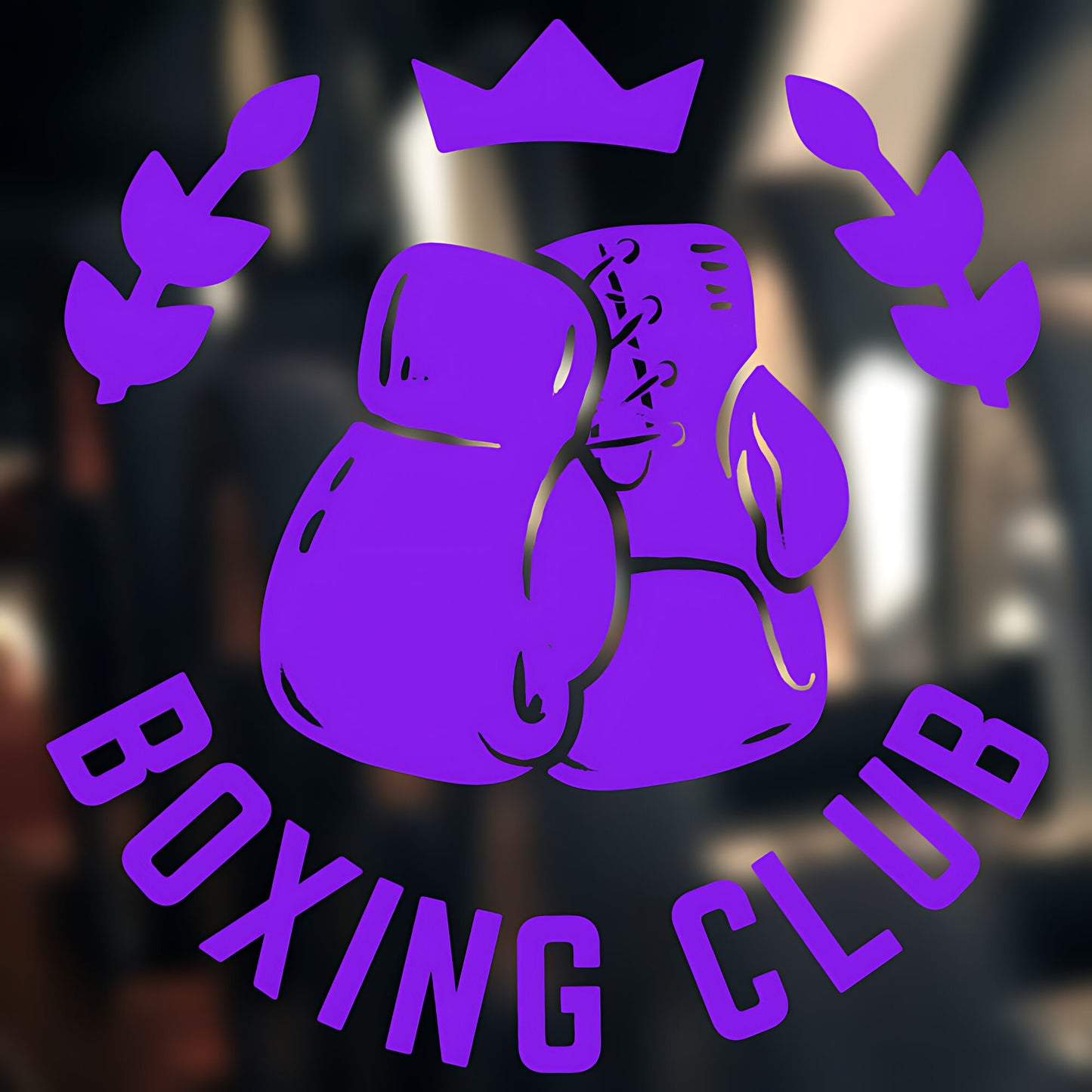 Boxing Motivation Quote Wall Sticker Gym Fitness Sports Art