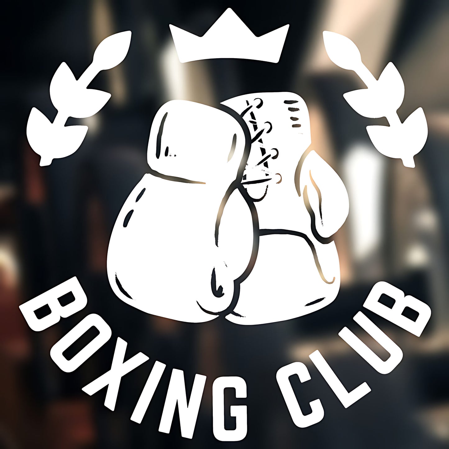 Boxing Motivation Quote Wall Sticker Gym Fitness Sports Art