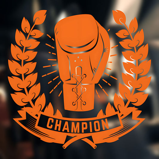 Champion Boxer Wall Sticker Gym Fitness Sports Graphics