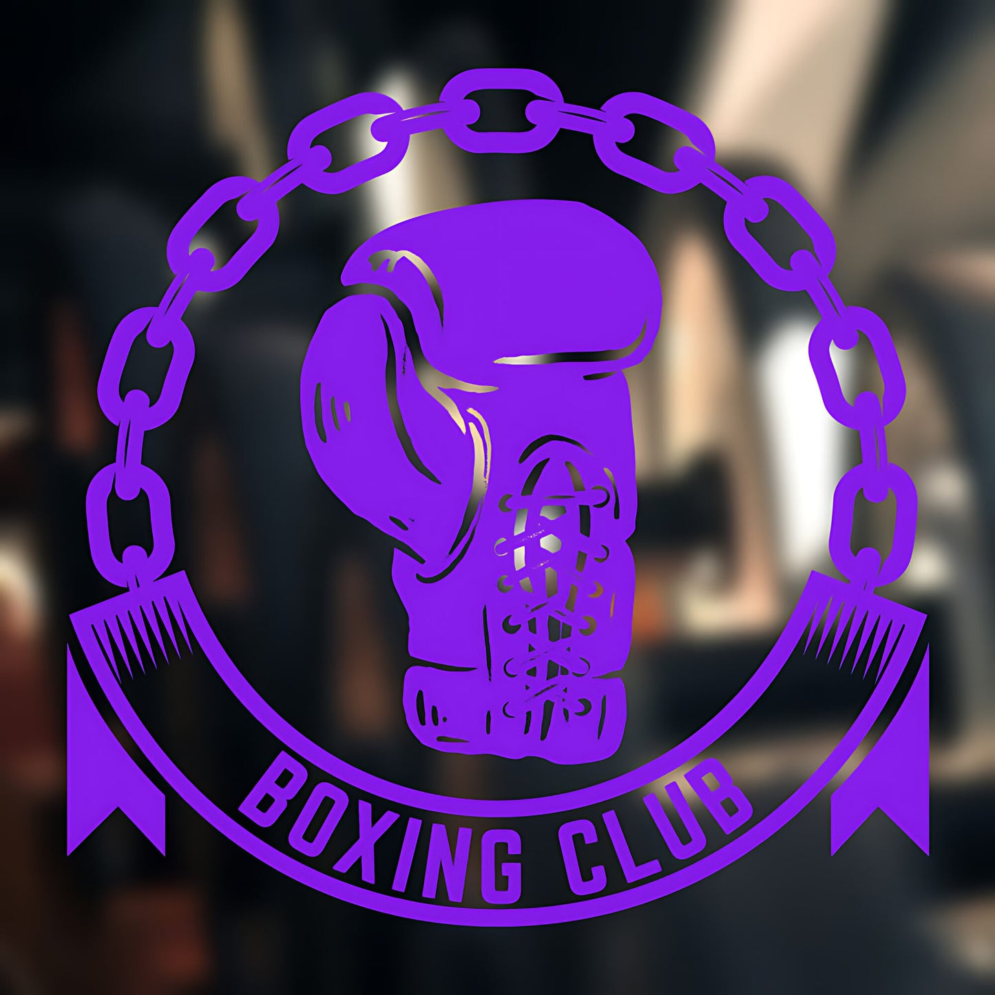 Boxing Training Wall Sticker Gym Fitness Sports Art Decor