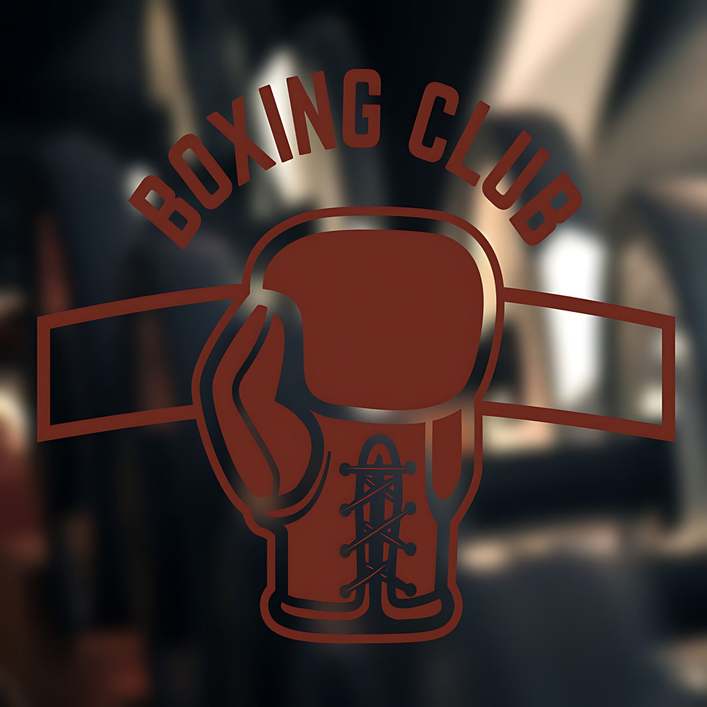 Boxing Knockout Quote Wall Sticker Gym Fitness Graphics