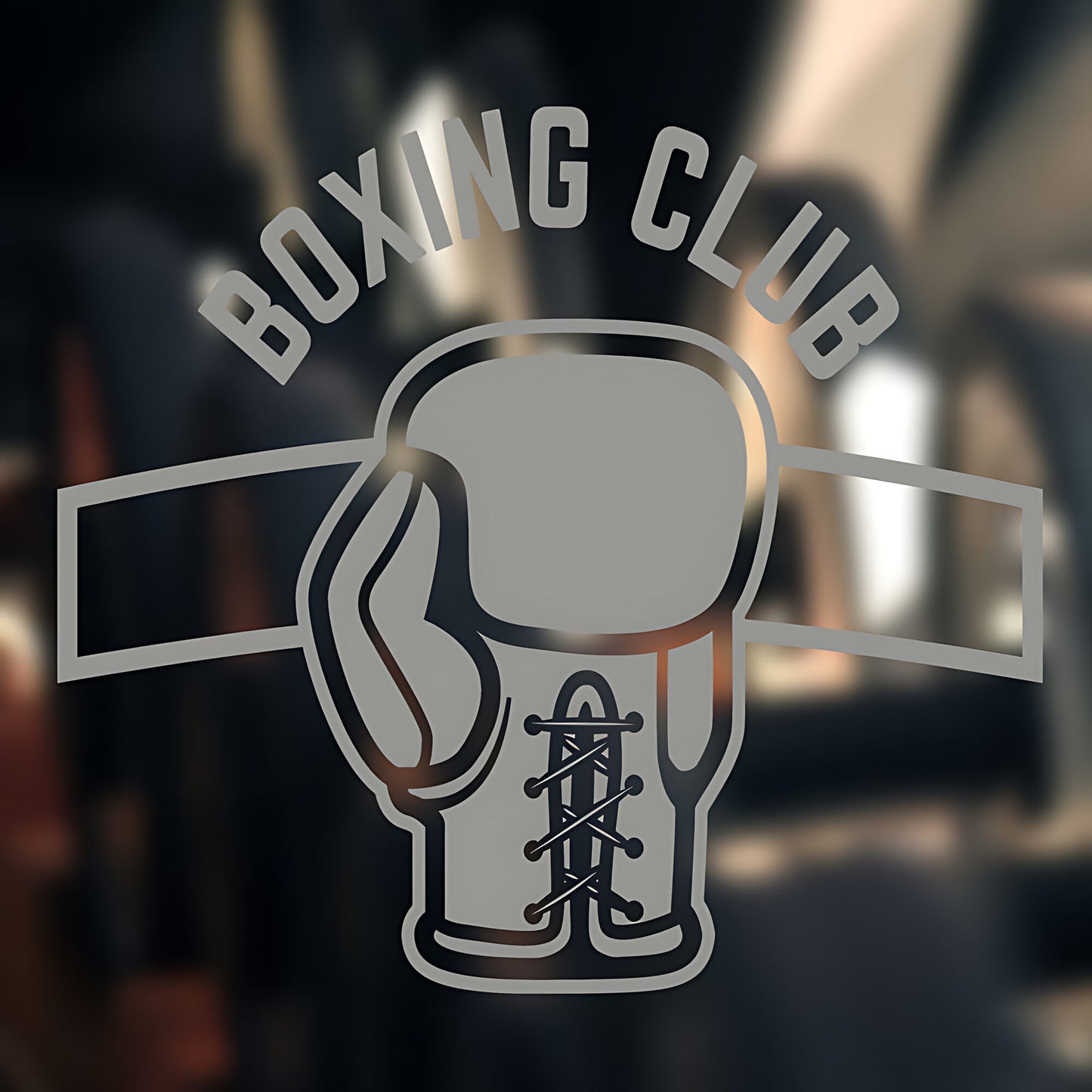 Boxing Knockout Quote Wall Sticker Gym Fitness Graphics