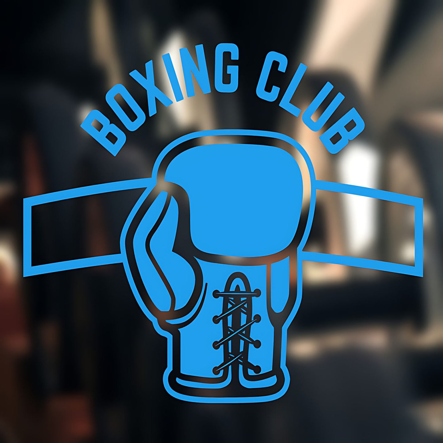 Boxing Knockout Quote Wall Sticker Gym Fitness Graphics