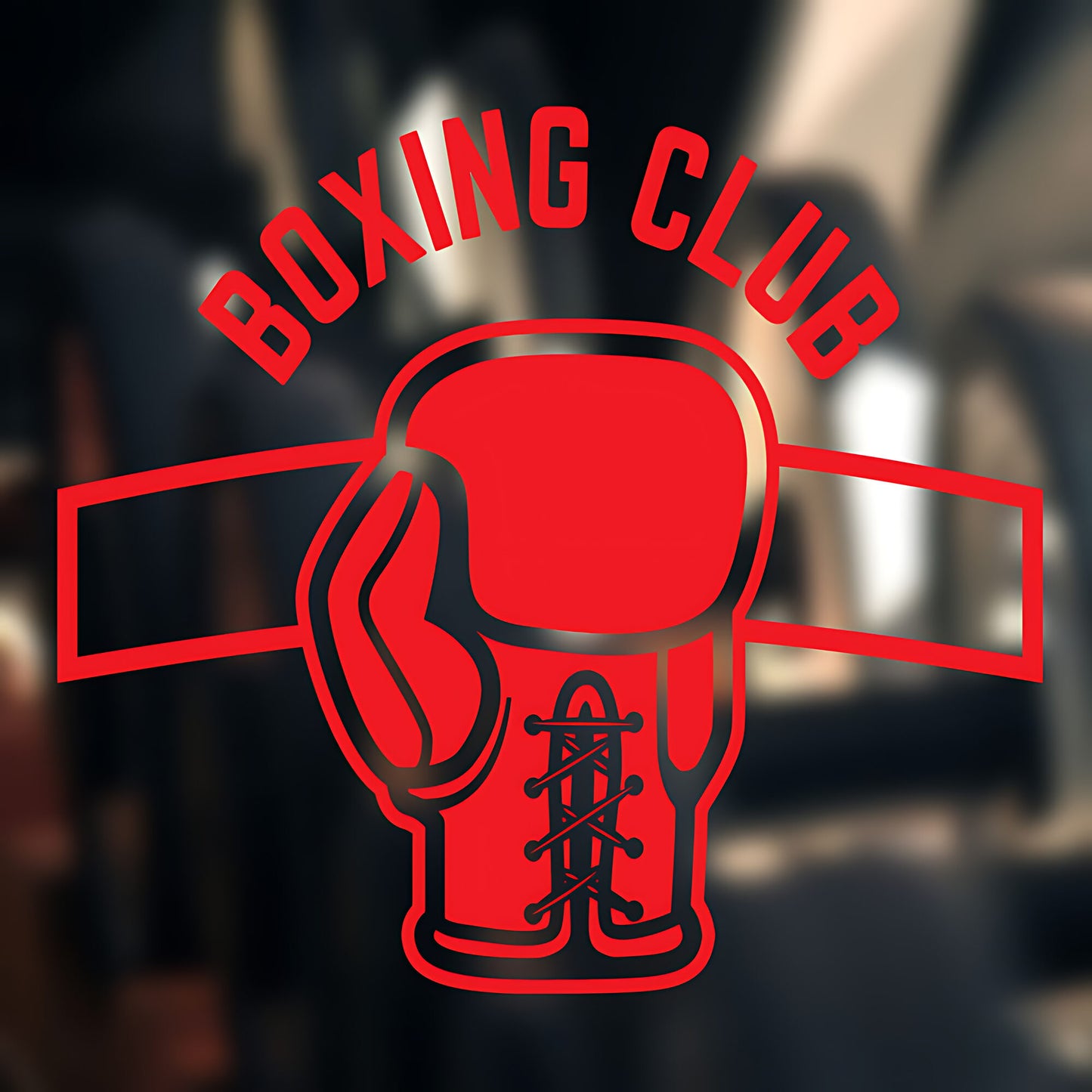 Boxing Knockout Quote Wall Sticker Gym Fitness Graphics