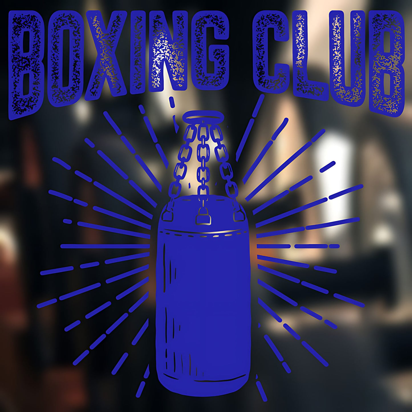 Boxing Gloves on Display Wall Sticker Gym Fitness Art Decal