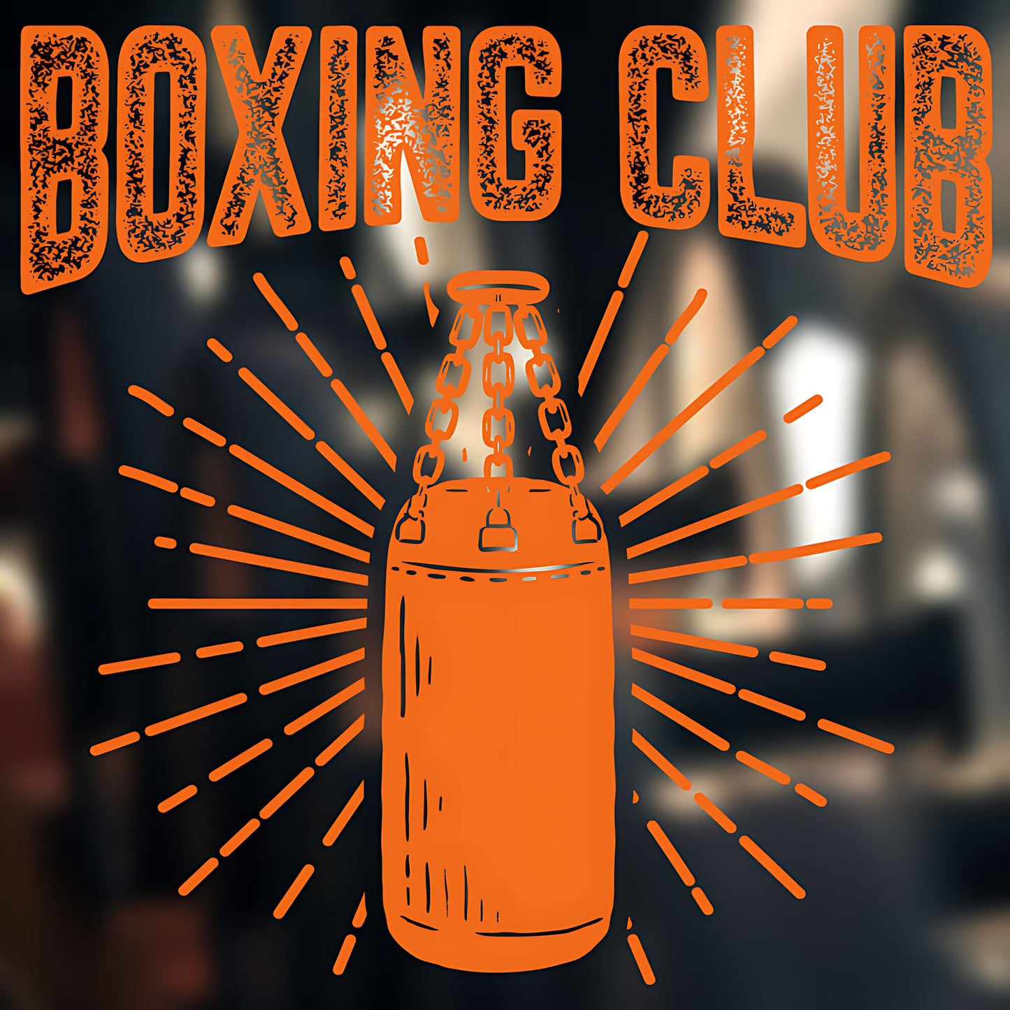 Boxing Gloves on Display Wall Sticker Gym Fitness Art Decal