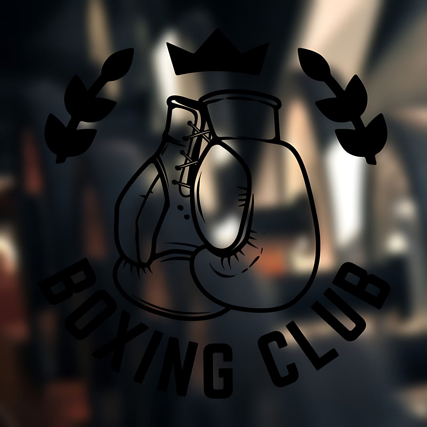 Boxing Motivation Wall Sticker Fitness Sports Art Gym Decor