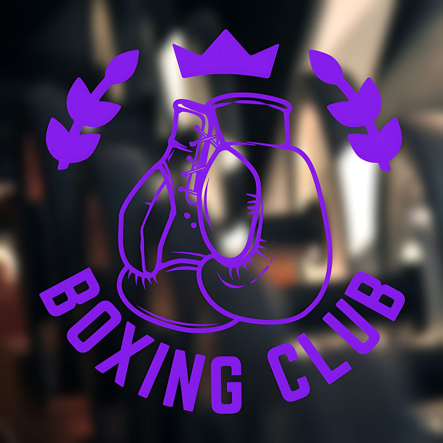 Boxing Motivation Wall Sticker Fitness Sports Art Gym Decor