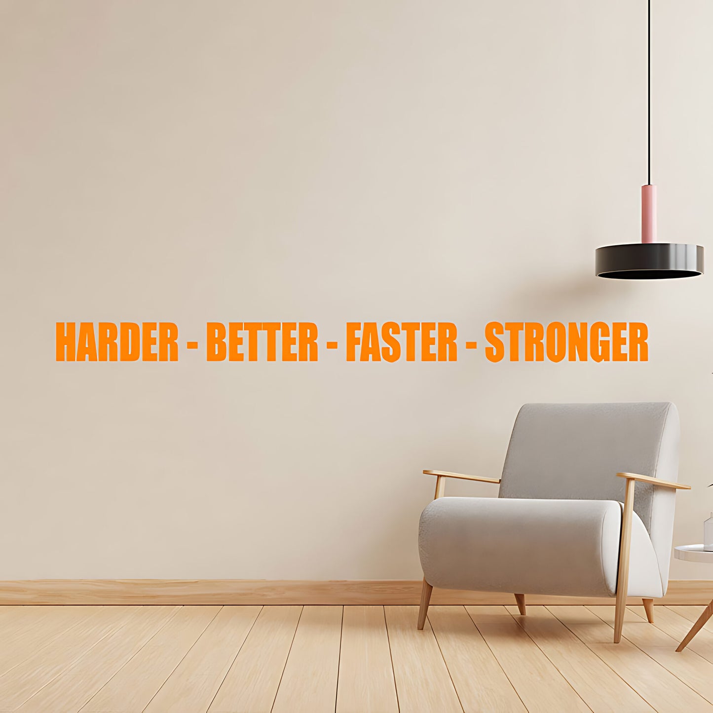 Harder Better Faster Stronger Gym Wall Sticker