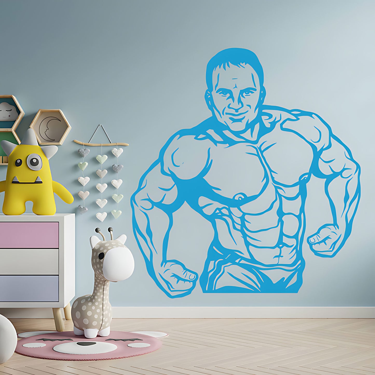 Fitness Gym Exercise Wall Sticker - Bodybuilding Decal