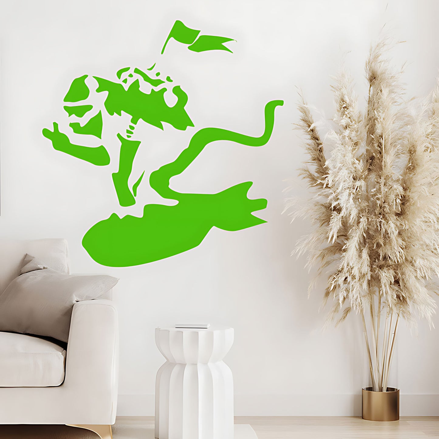 Surf Monkey Art Decals - Banksy Wall Stickers