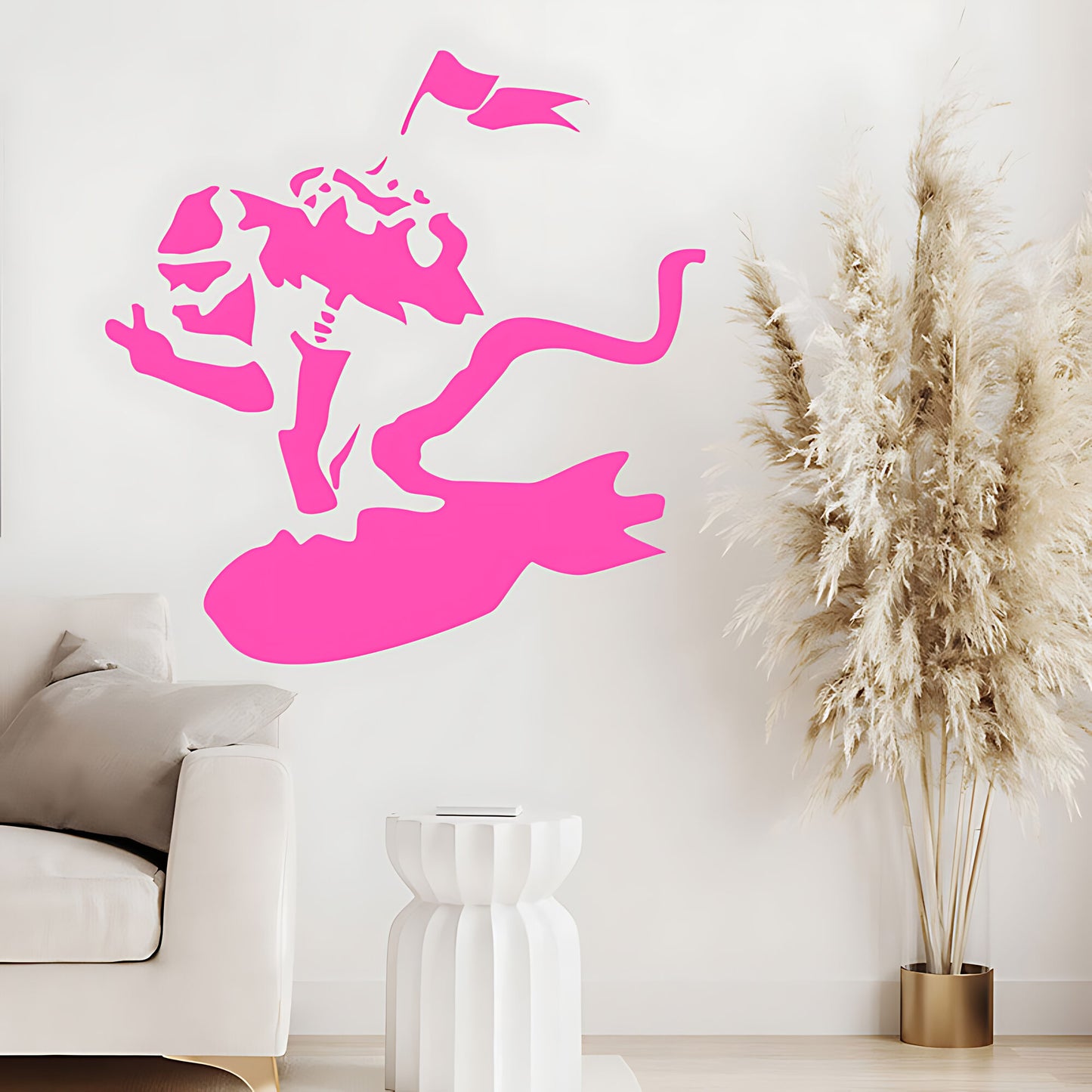 Surf Monkey Art Decals - Banksy Wall Stickers