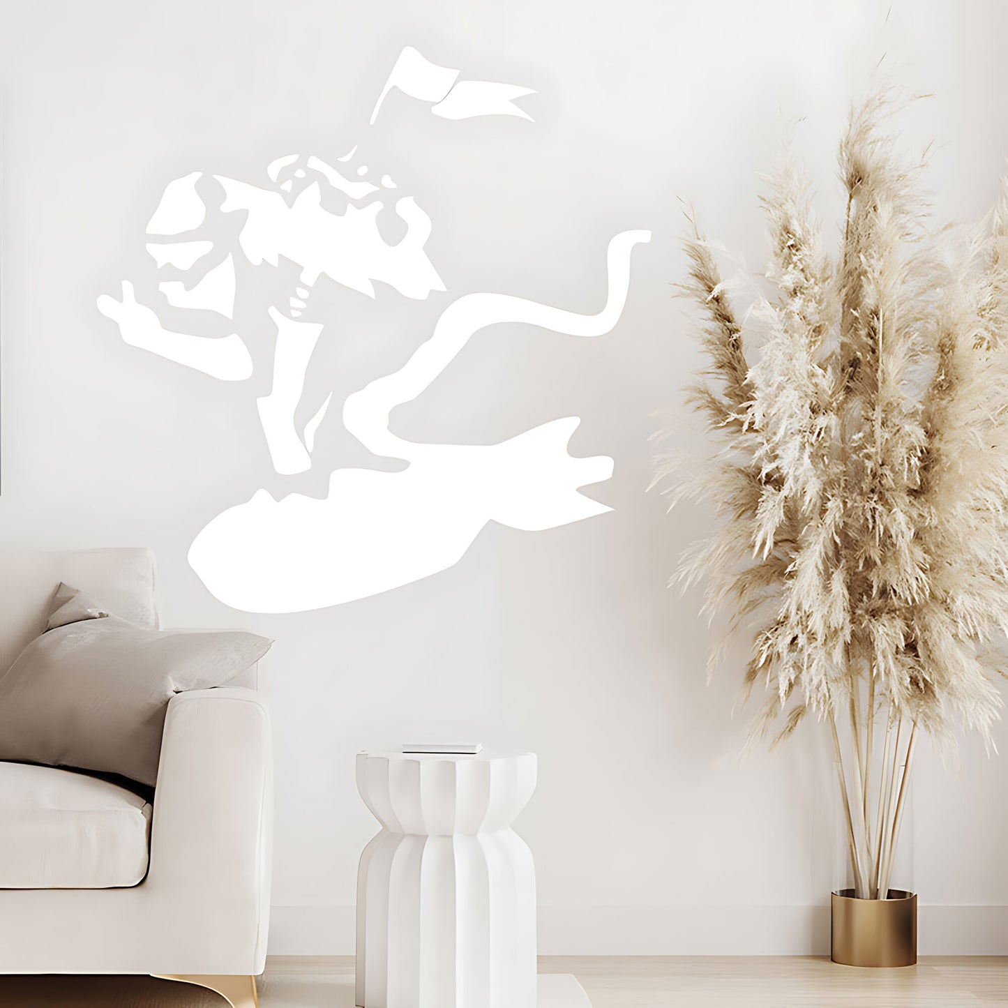 Surf Monkey Art Decals - Banksy Wall Stickers