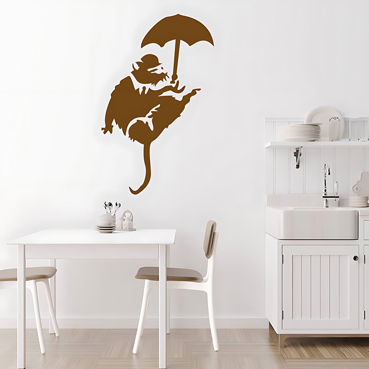 Banksy Rat Art Decals Wall Sticker